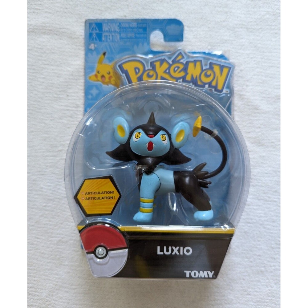 Tomy Nintendo Pokemon LUXIO T18448 Articulated 2.5" Action Figure 2016 In Box